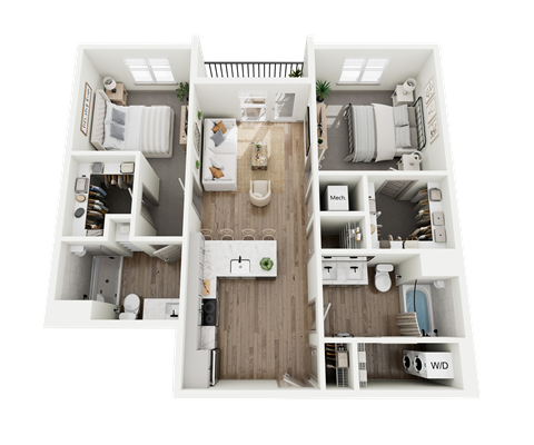 Floor plan for studio